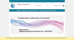 Desktop Screenshot of neptun-kreativshop.de